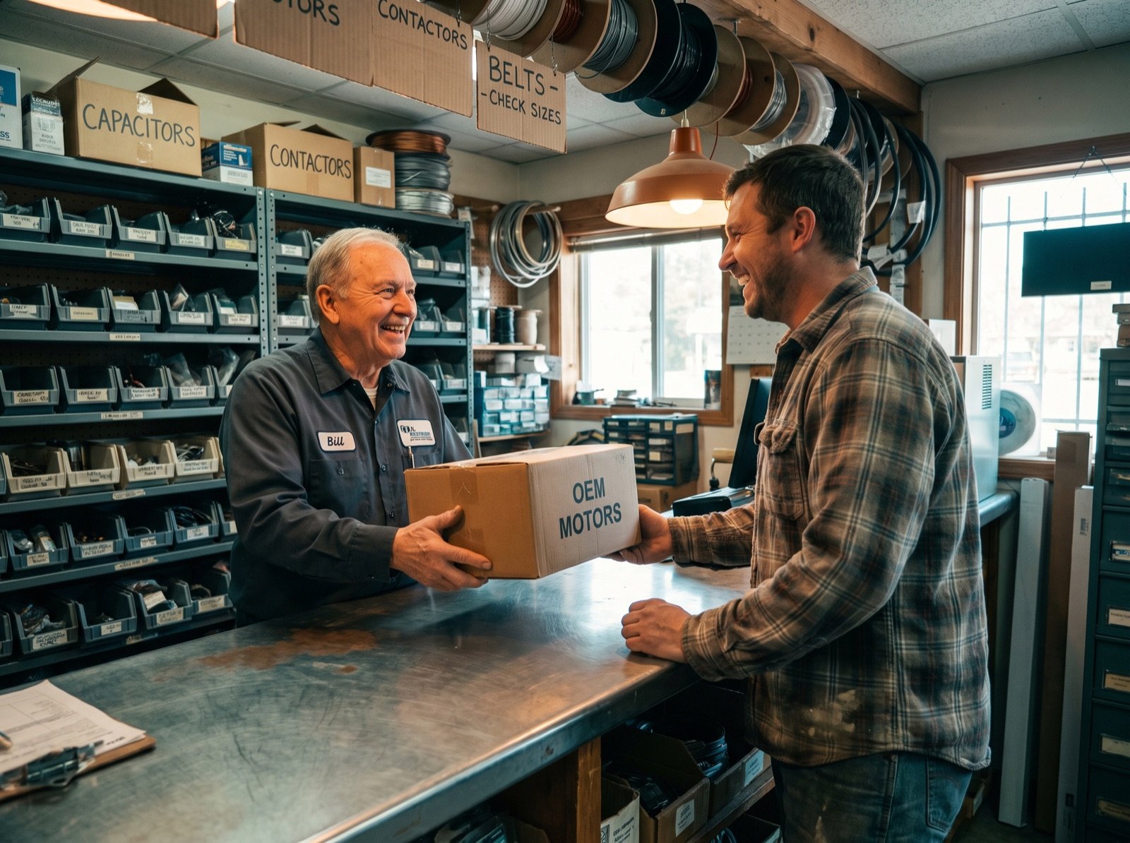 Contractor service counter inside Motors & More in Las Vegas
